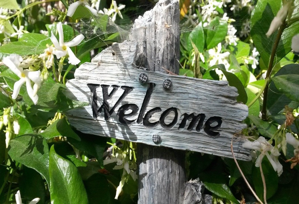 rebeck96_welcome sign Warum ich hier bin
